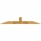 Ekena Millwork Portland Rough Sawn Timber Gable Bracket, Western Red Cedar, 60"W x 10"H x 4"D x 4"F, 4/12 Pitch GBW060X10X0404POR00RWR - alternate 1